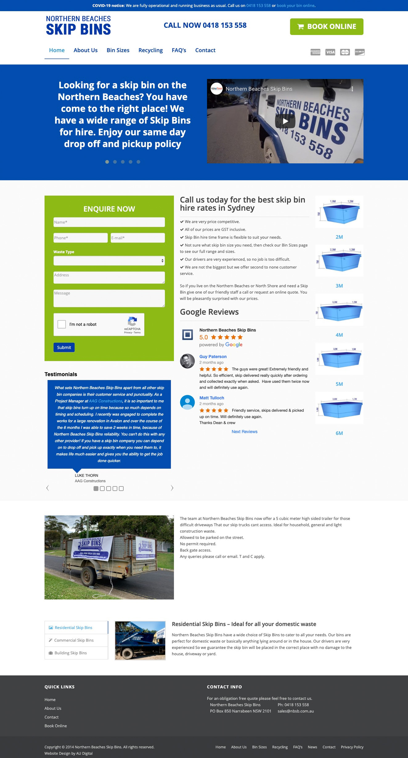 Northern Beaches Skip Bins AU Digital